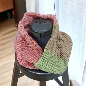 Hand Knit Infinity Cowl